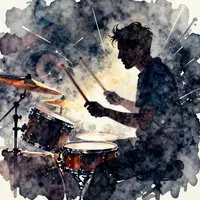 Барабанщики в действии