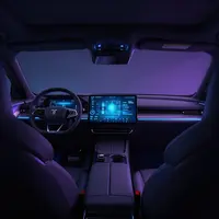 Футуристичный интерьер автомобиля