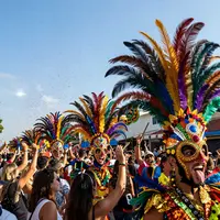 परेड का दृश्य