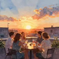 Encontros ao Pôr do Sol