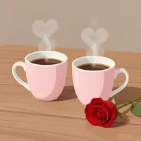 Moment Romantic la Cafea