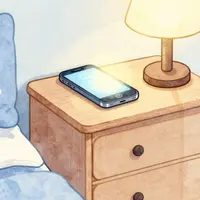 ナイトスタンドの風景