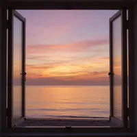 夕暮れのビーチ