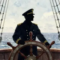 Captain At Helm