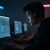 Сосредоточенный геймер