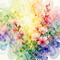 Abstract Spring Awakening