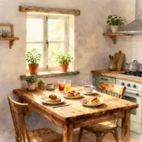 Cozy Kitchen Interior