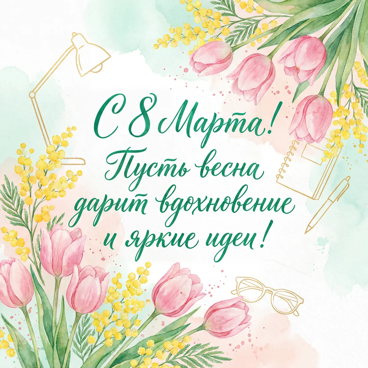 8 марта коллеге