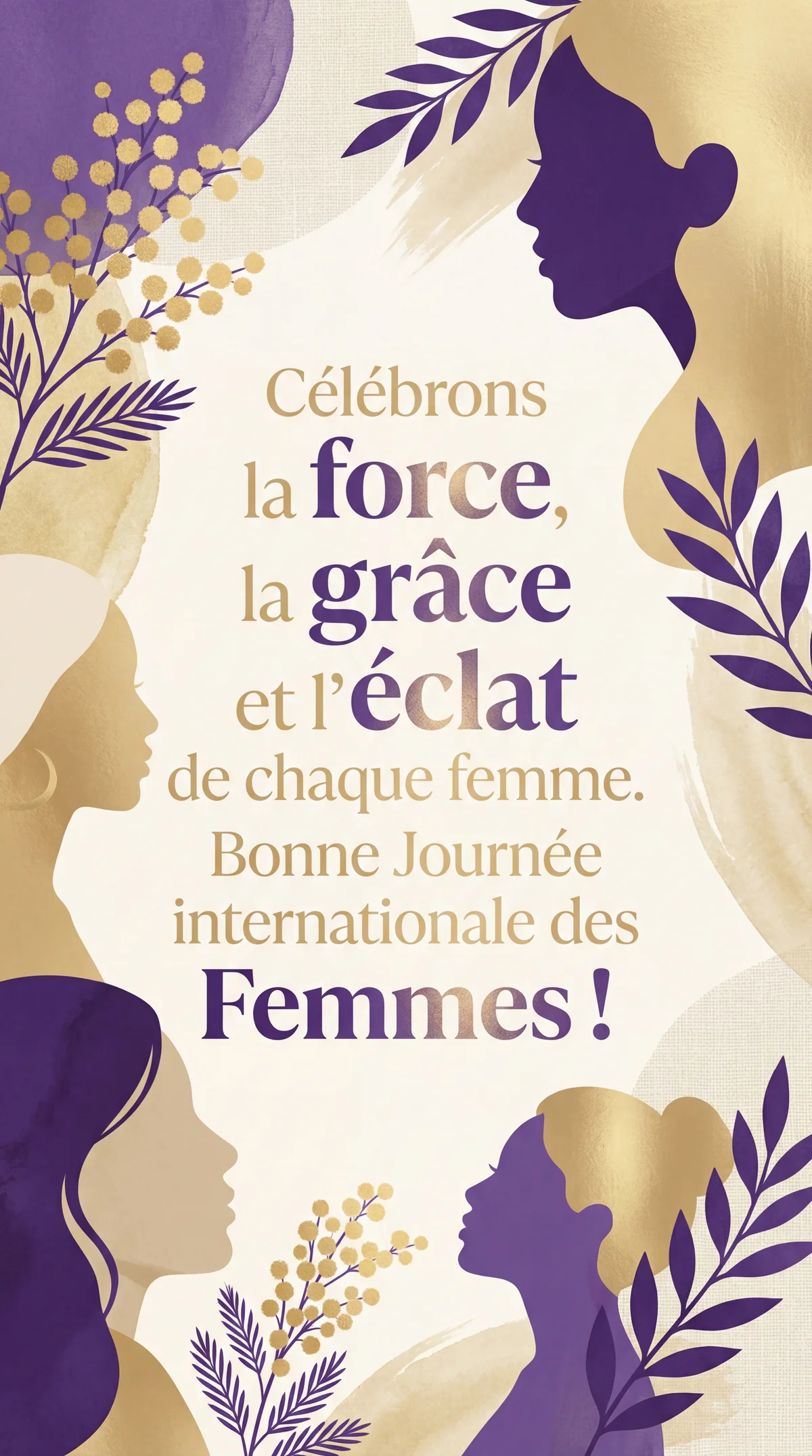 Message pour la Journée internationale des Femmes