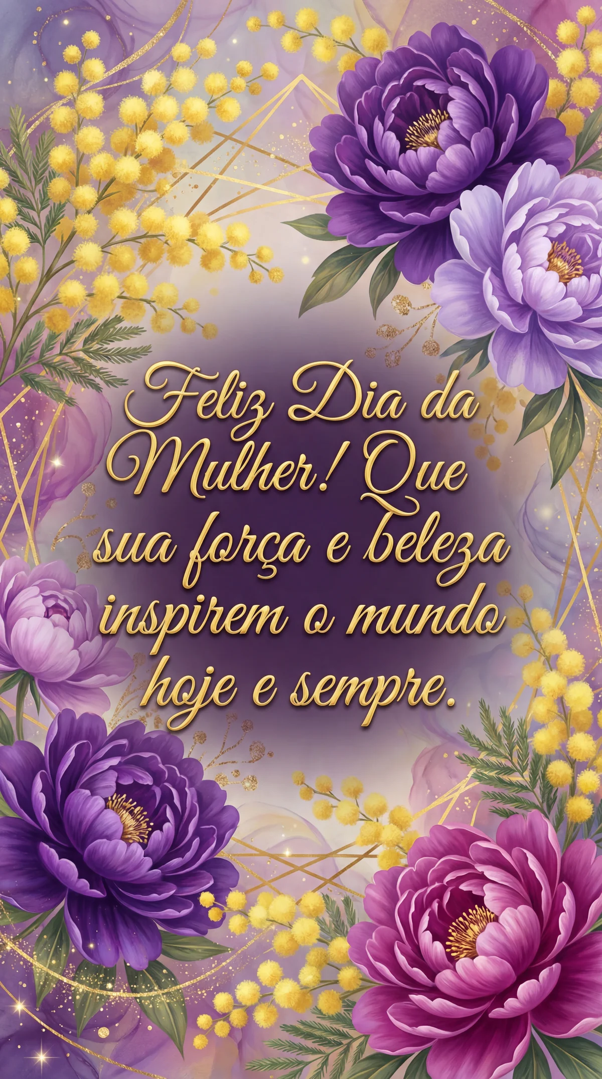 Mensagem curta para o Dia Internacional da Mulher