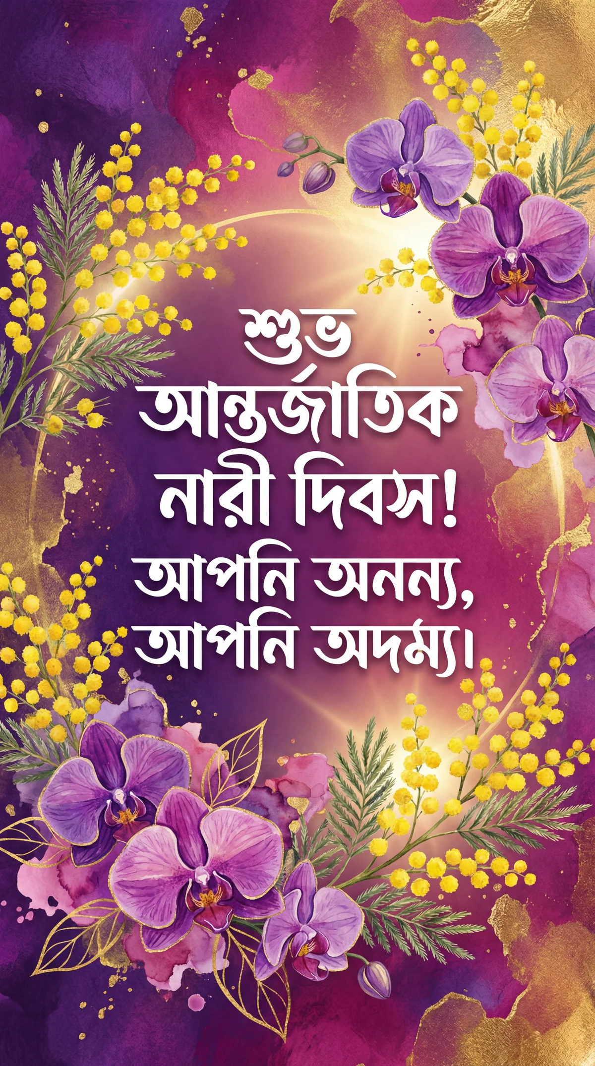 আন্তর্জাতিক নারী দিবস উপলক্ষে শুভেচ্ছা বার্তা