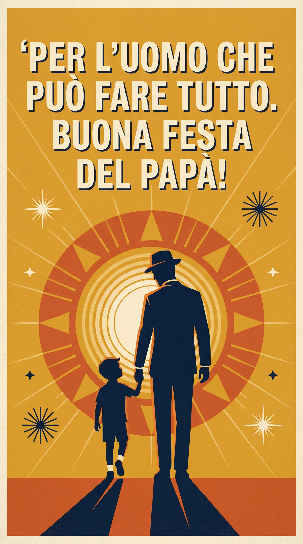 Biglietto d'auguri per la Festa del Papà