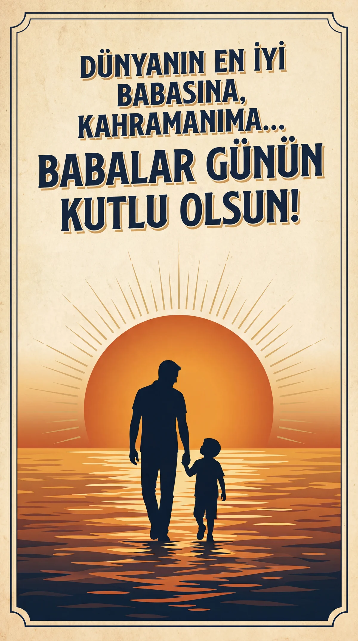 babalar günü kutlama mesajı