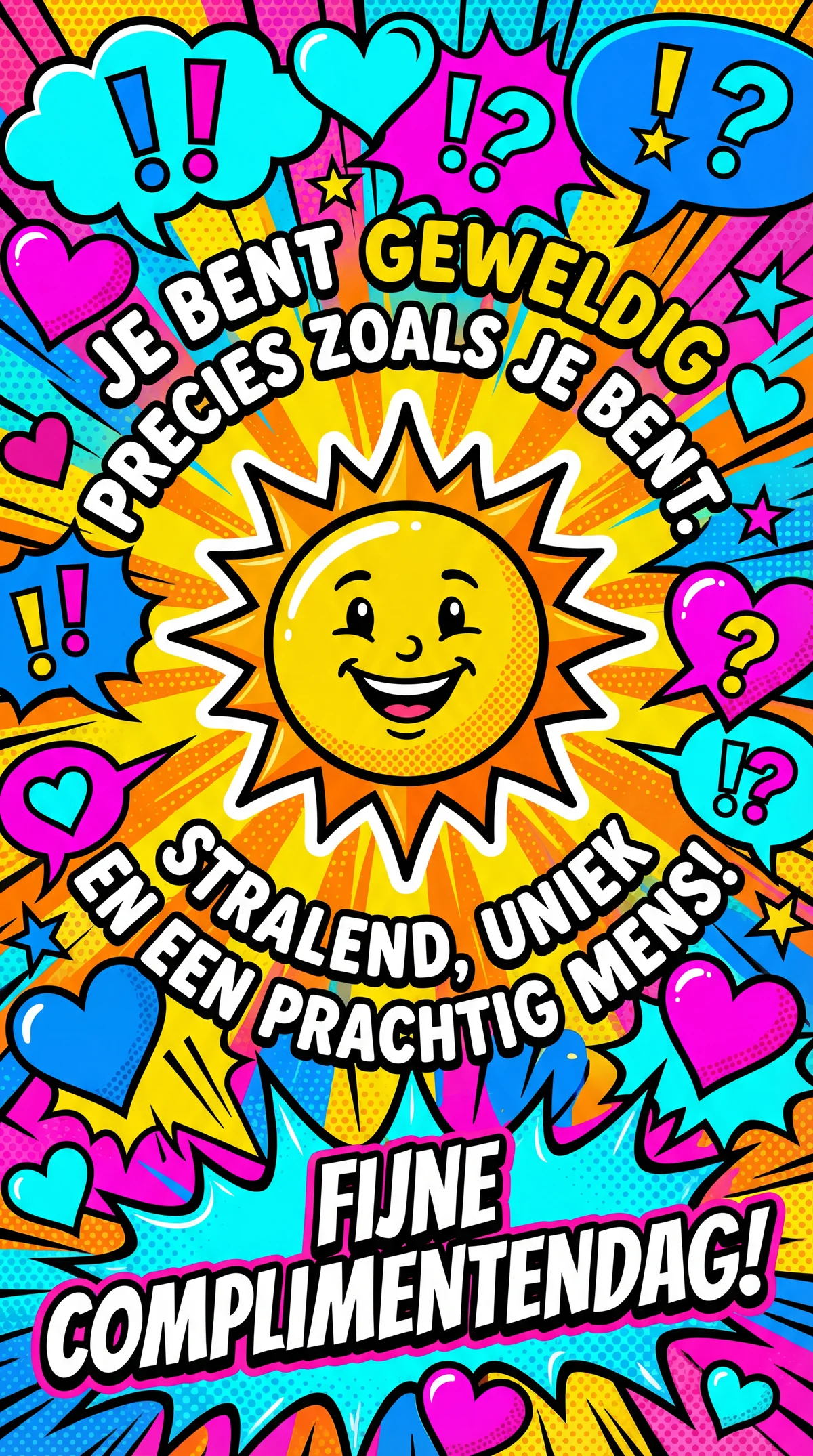 Kaartje voor Wereld Complimentendag