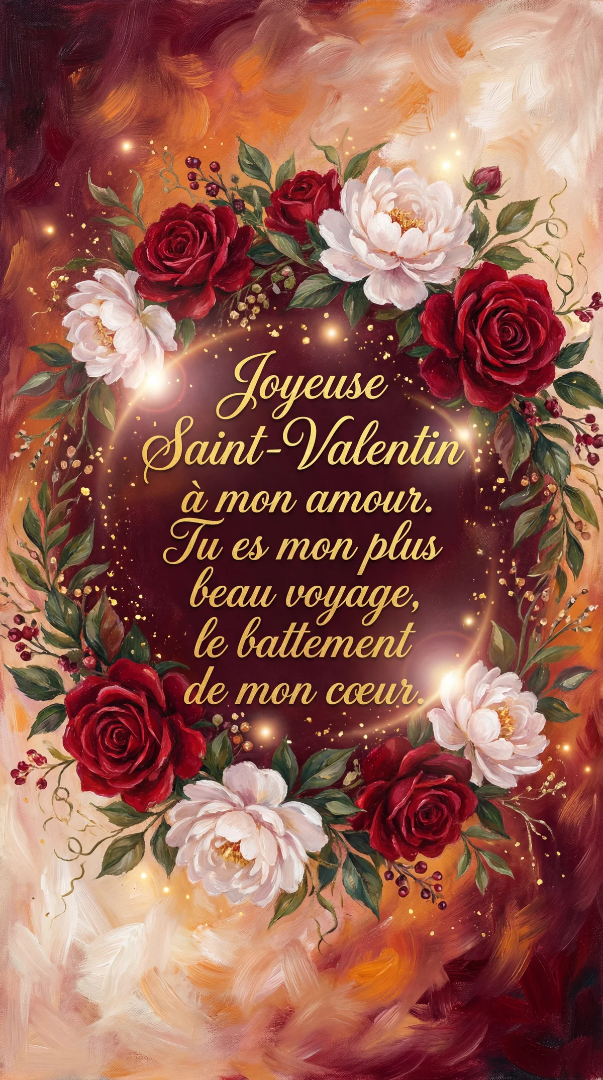 Joyeuse Saint-Valentin à mon amour