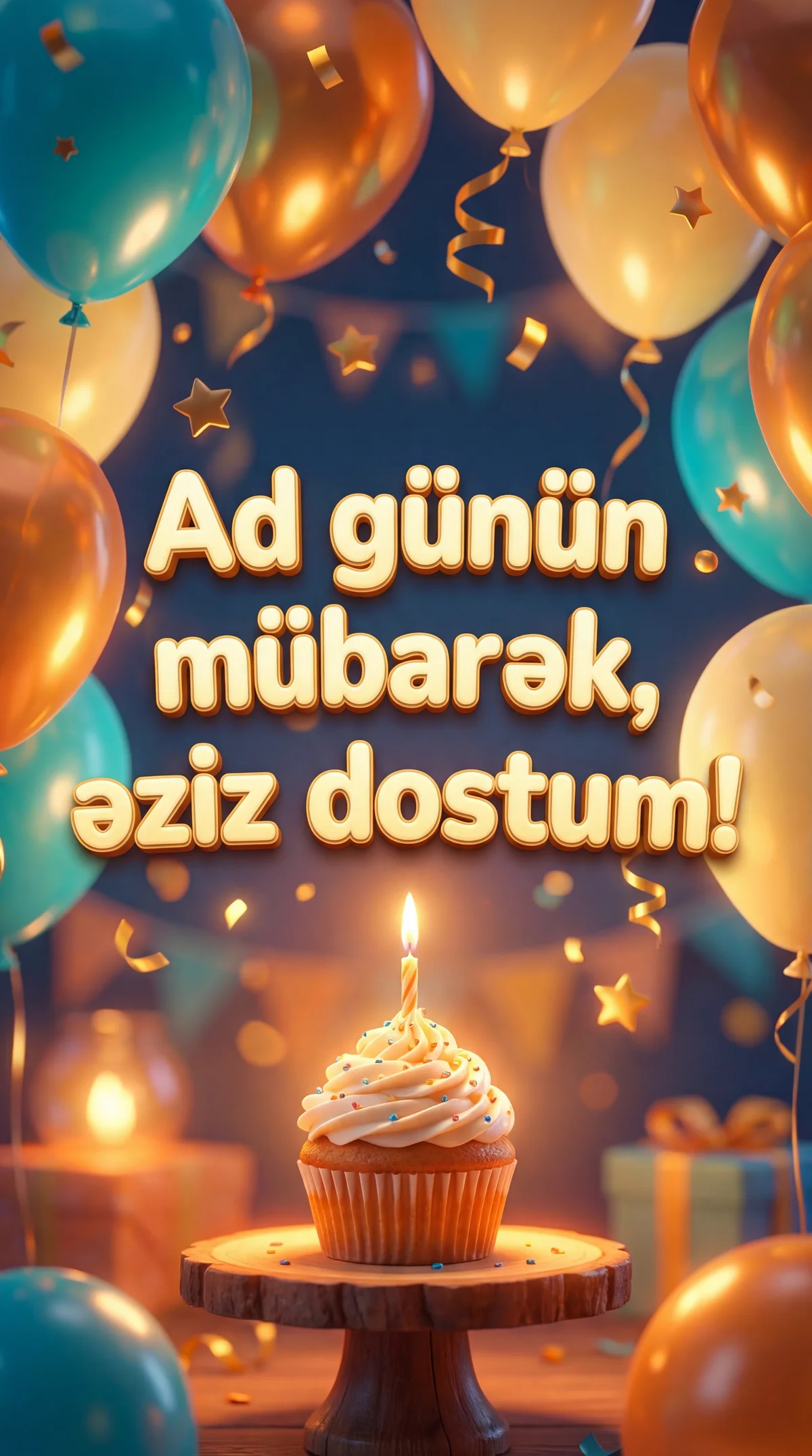Ad günün mübarək, əziz dostum!