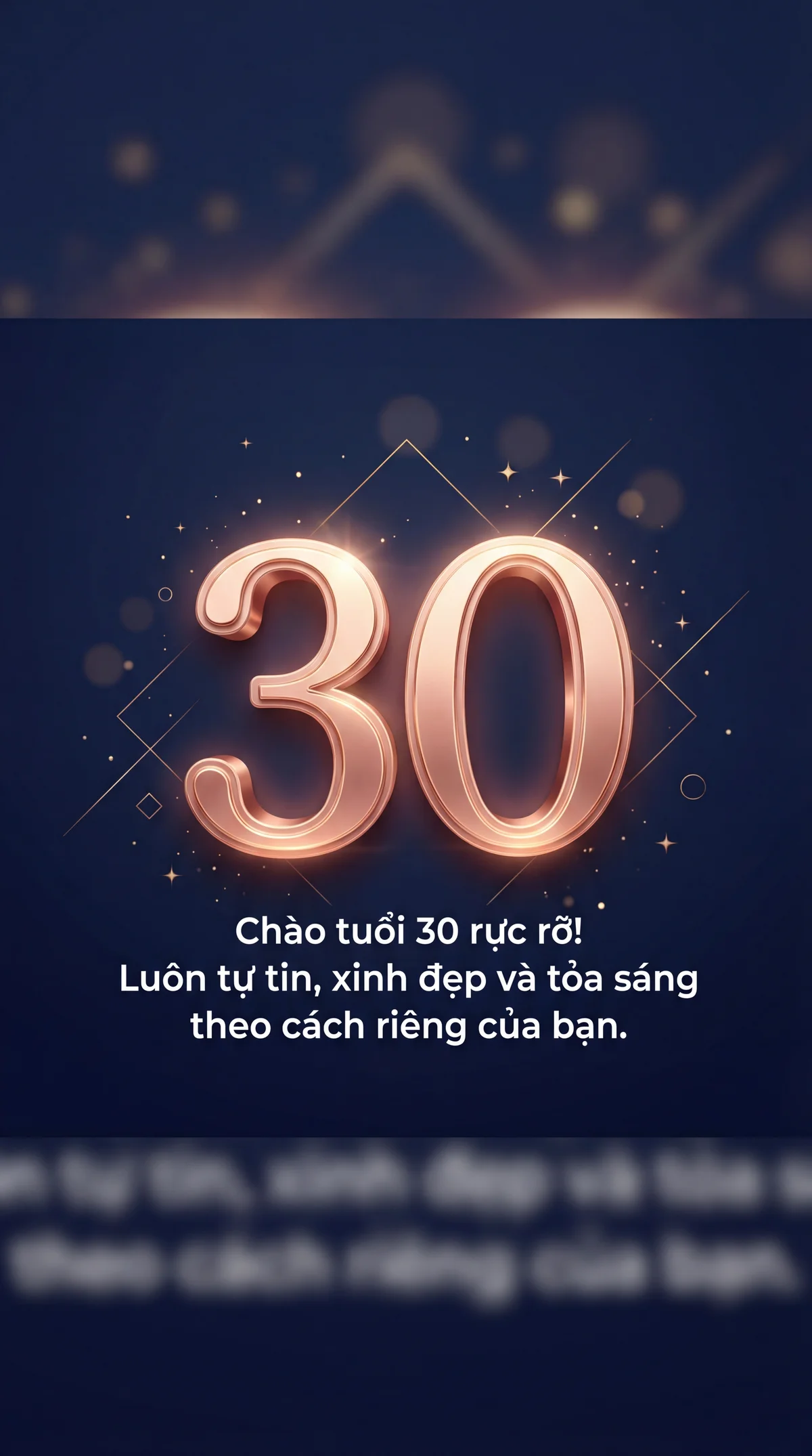 thiệp chúc mừng sinh nhật tuổi 30