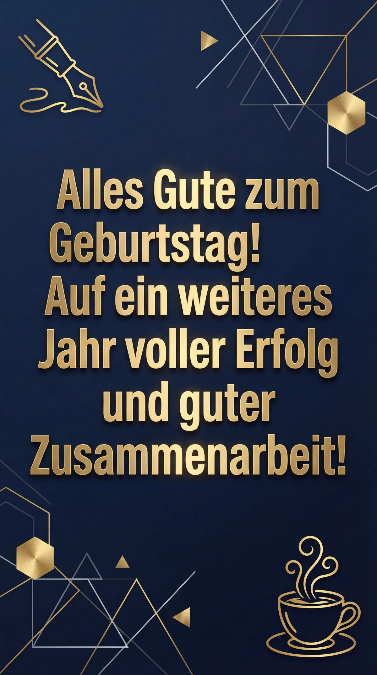 Glückwünsche zum Geburtstag für einen Kollegen