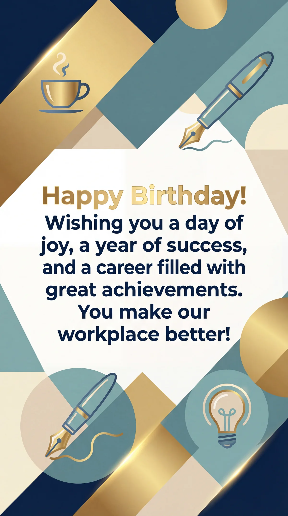 Happy Birthday wishes for a coworker