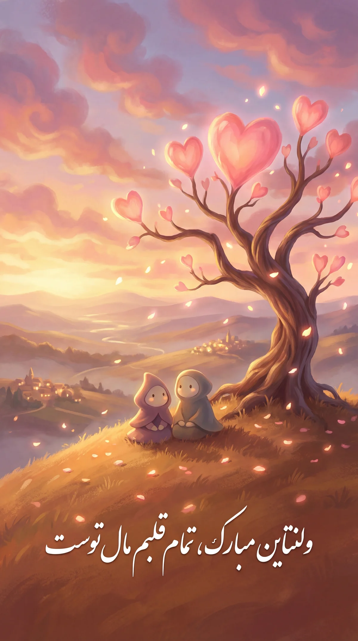 کارت تبریک ولنتاین برای عشقم