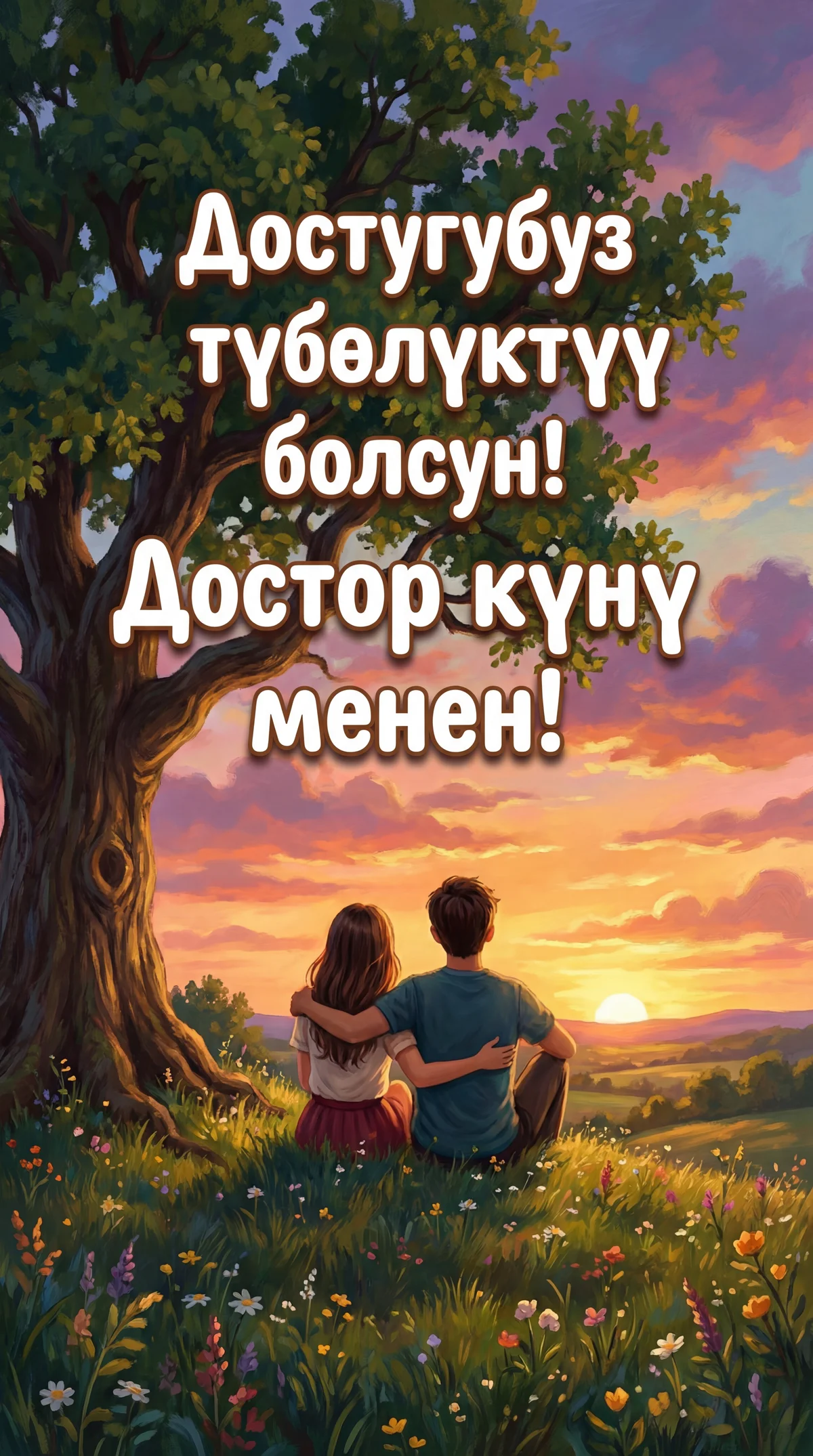 Достор күнү менен куттуктоо