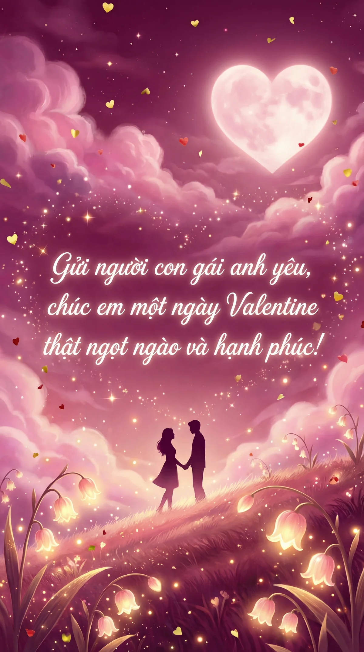 Lời chúc Valentine ngọt ngào gửi bạn gái