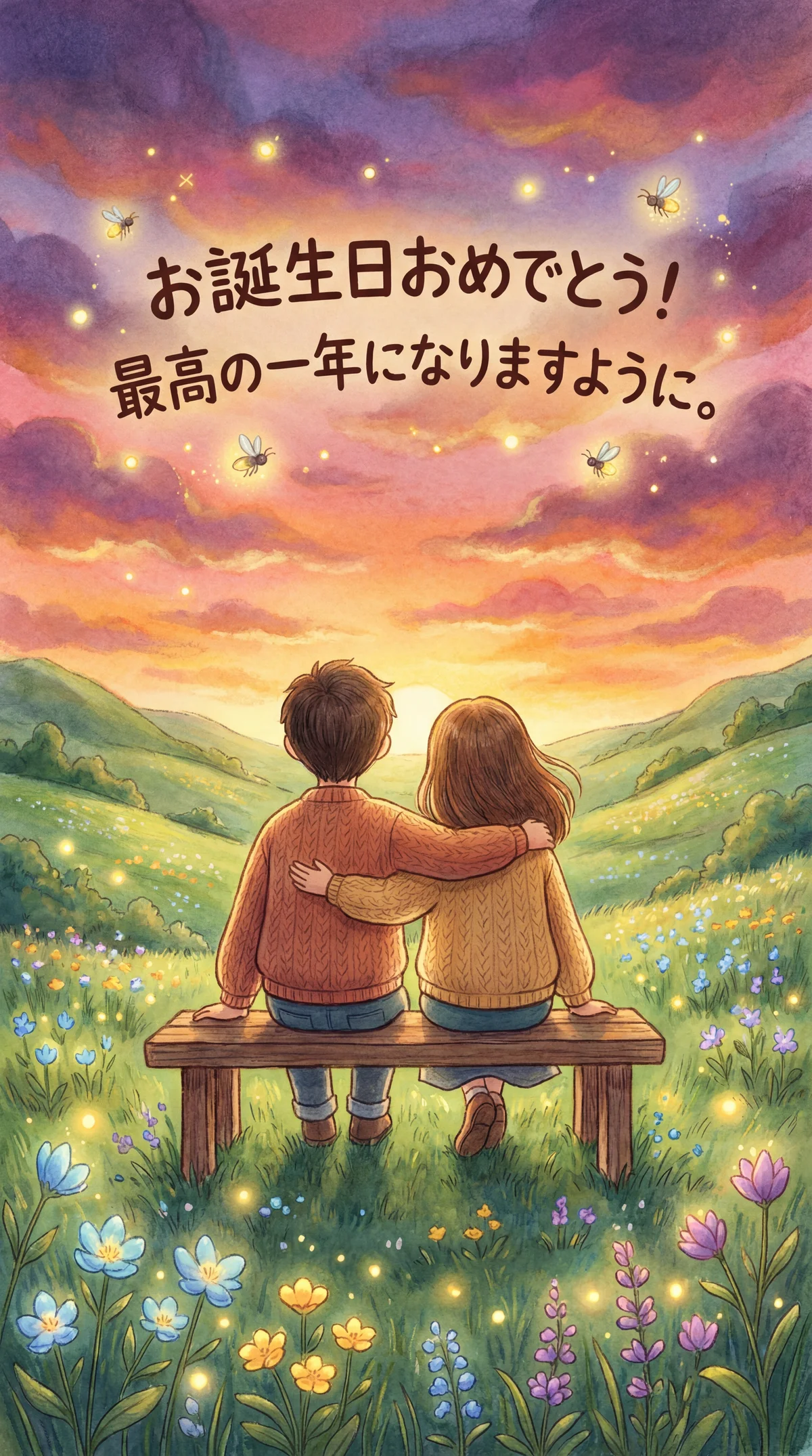 友達の誕生日に贈るメッセージ