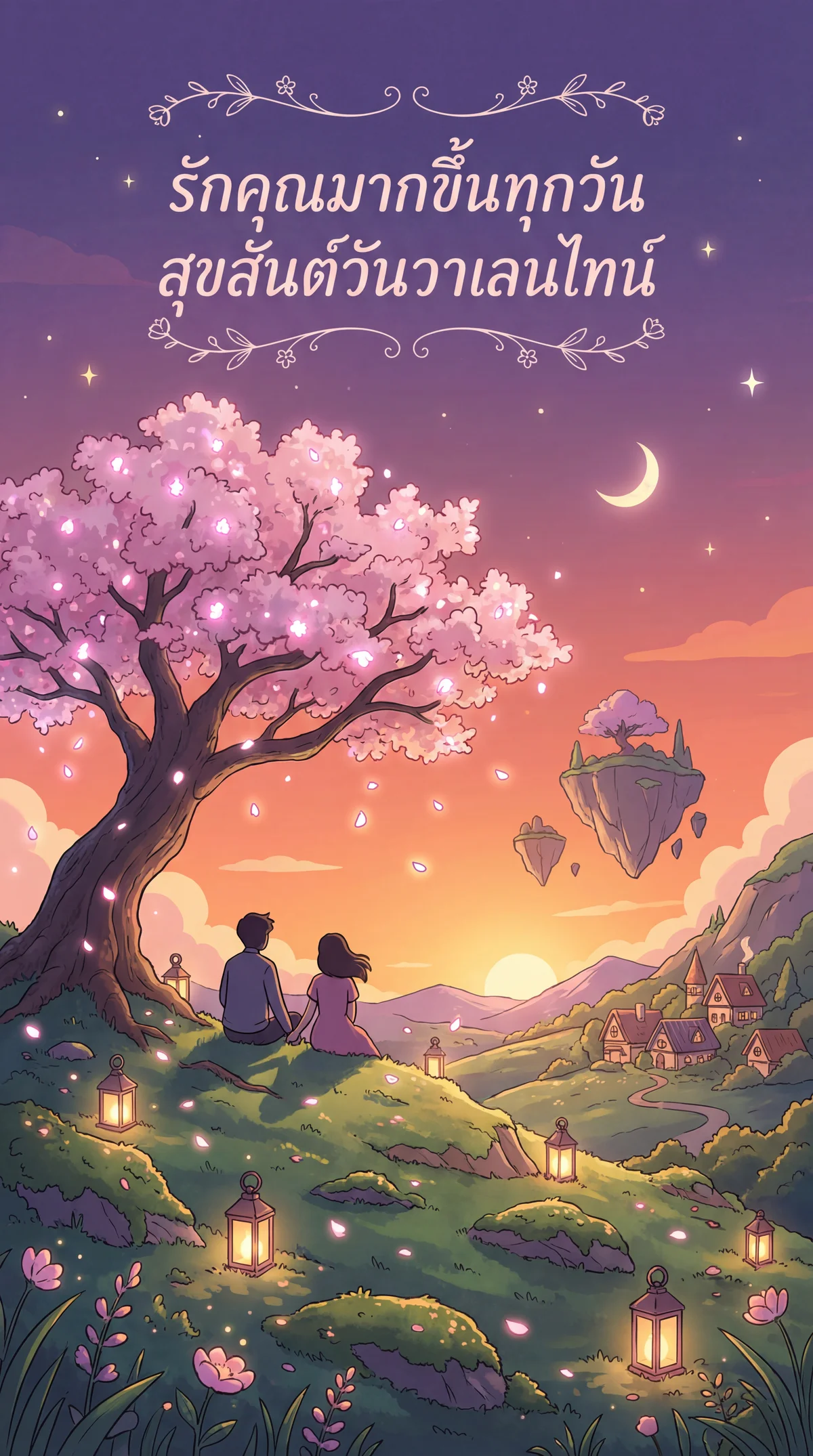 การ์ดวันวาเลนไทน์ให้คนรัก