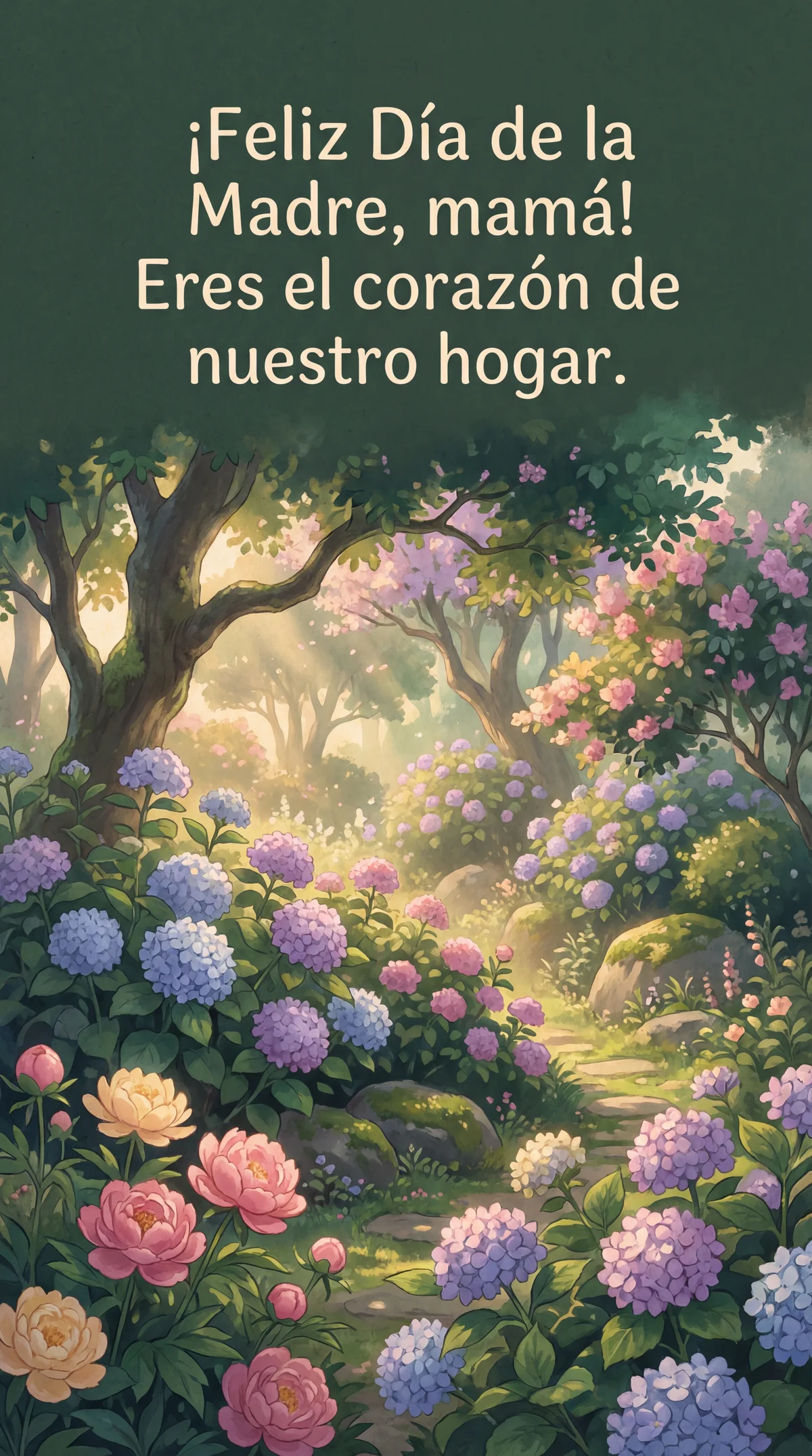 Feliz Día de la Madre, mamá!