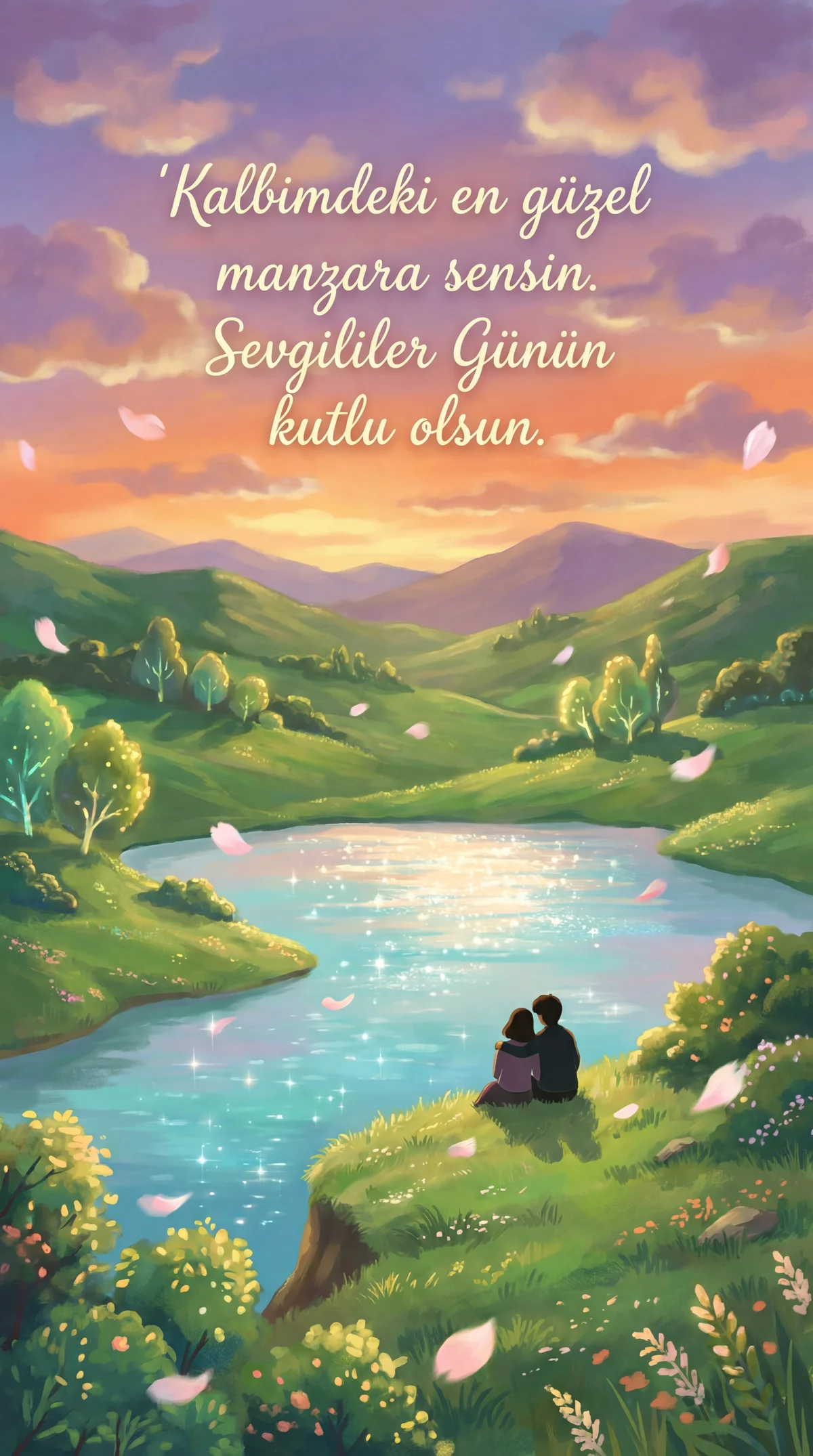 Sevgiliye Sevgililer Günü için kısa mesaj