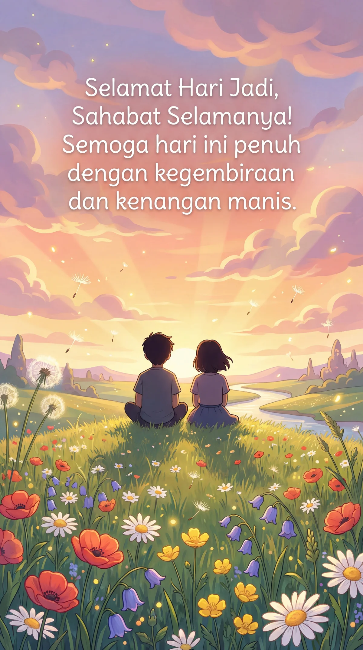 ucapan hari jadi untuk kawan baik