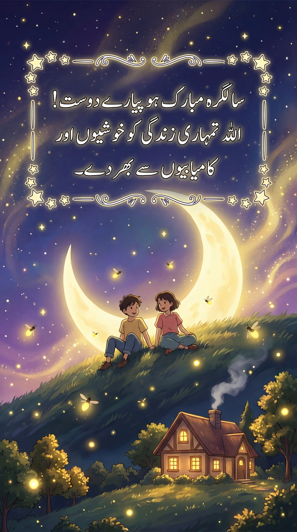 دوست کو سالگرہ کی مبارکباد