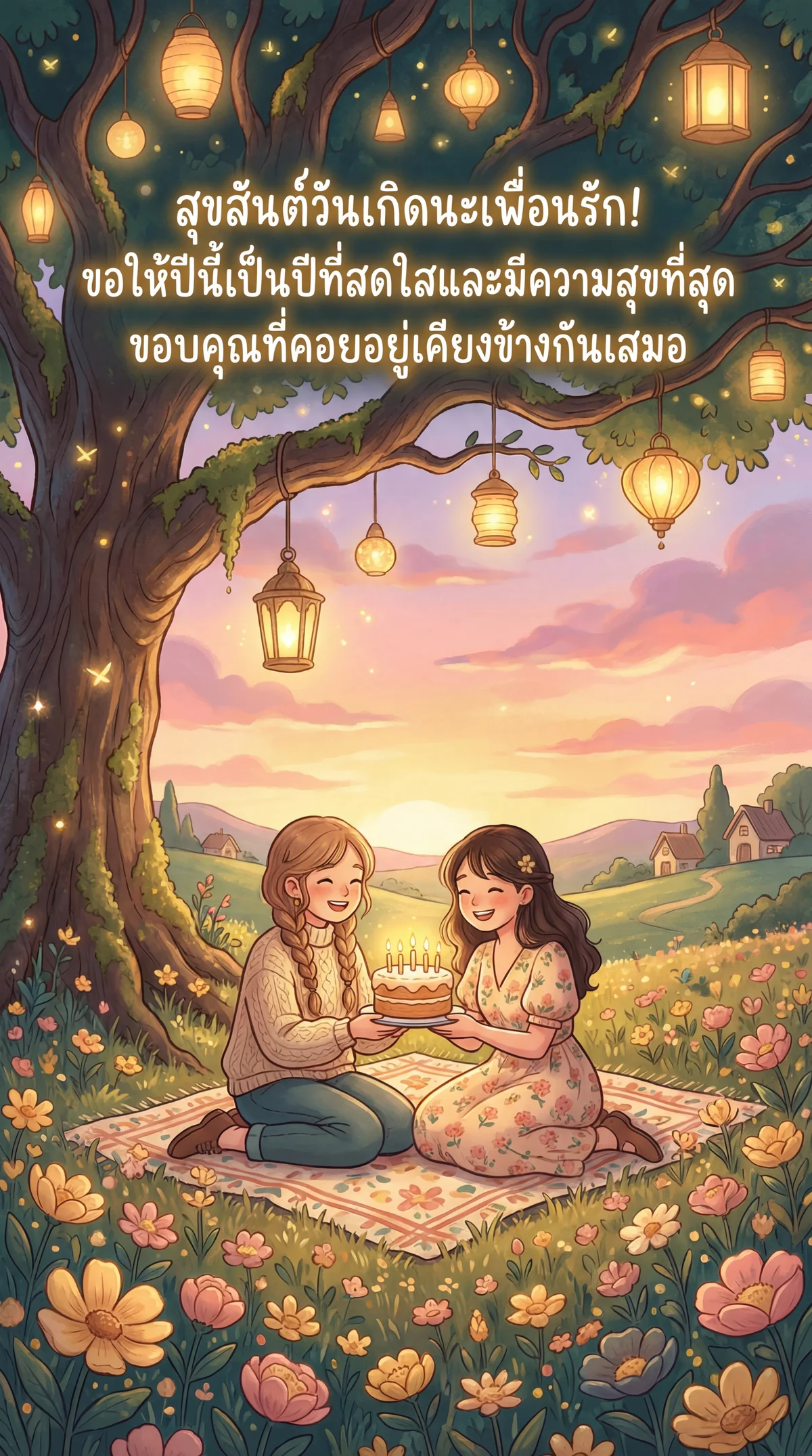คำอวยพรวันเกิดให้เพื่อนสนิท