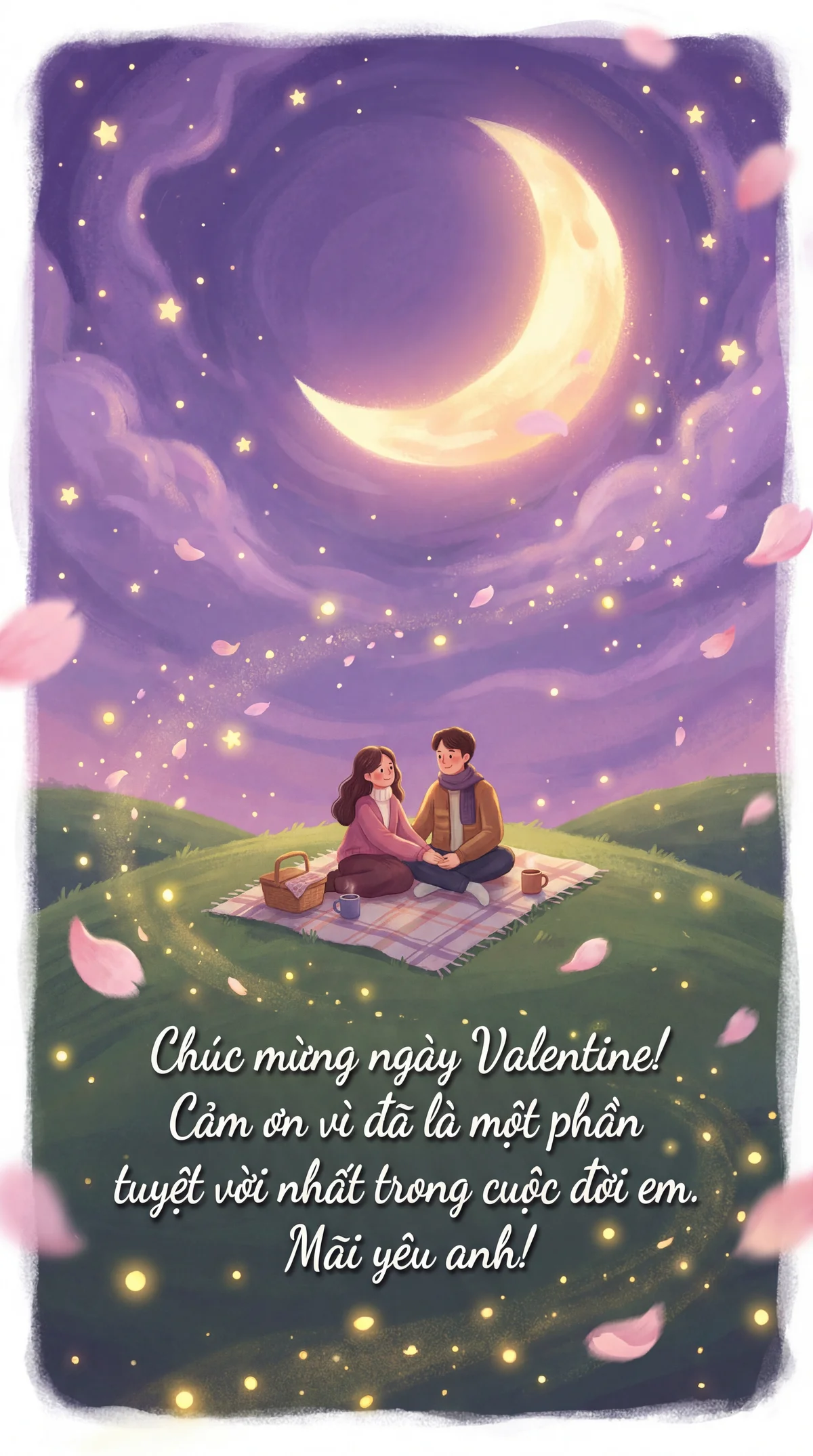 Lời chúc mừng Ngày Valentine ngọt ngào gửi đến người yêu