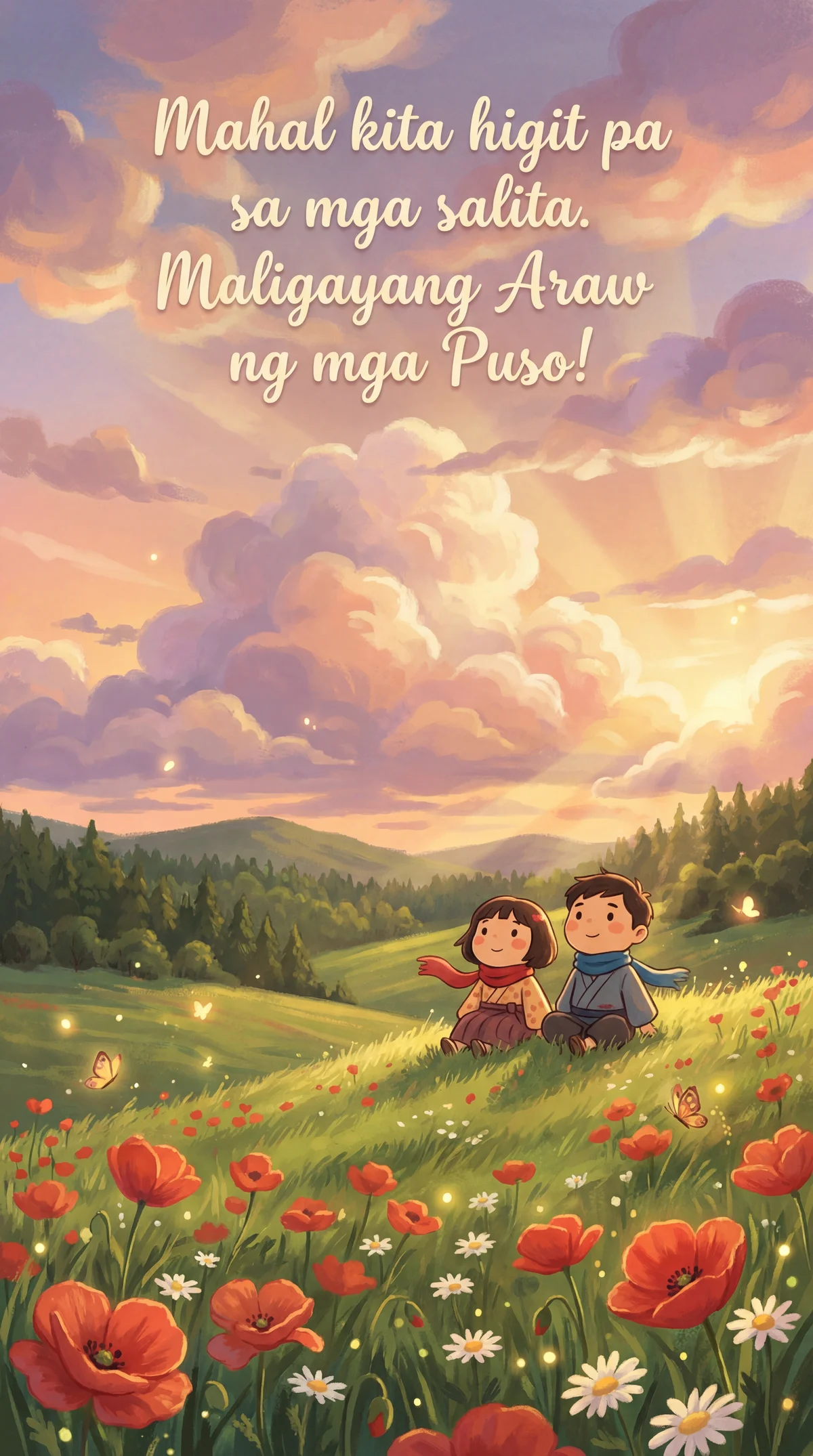 tl mensahe ng pagmamahal para sa Araw ng mga Puso