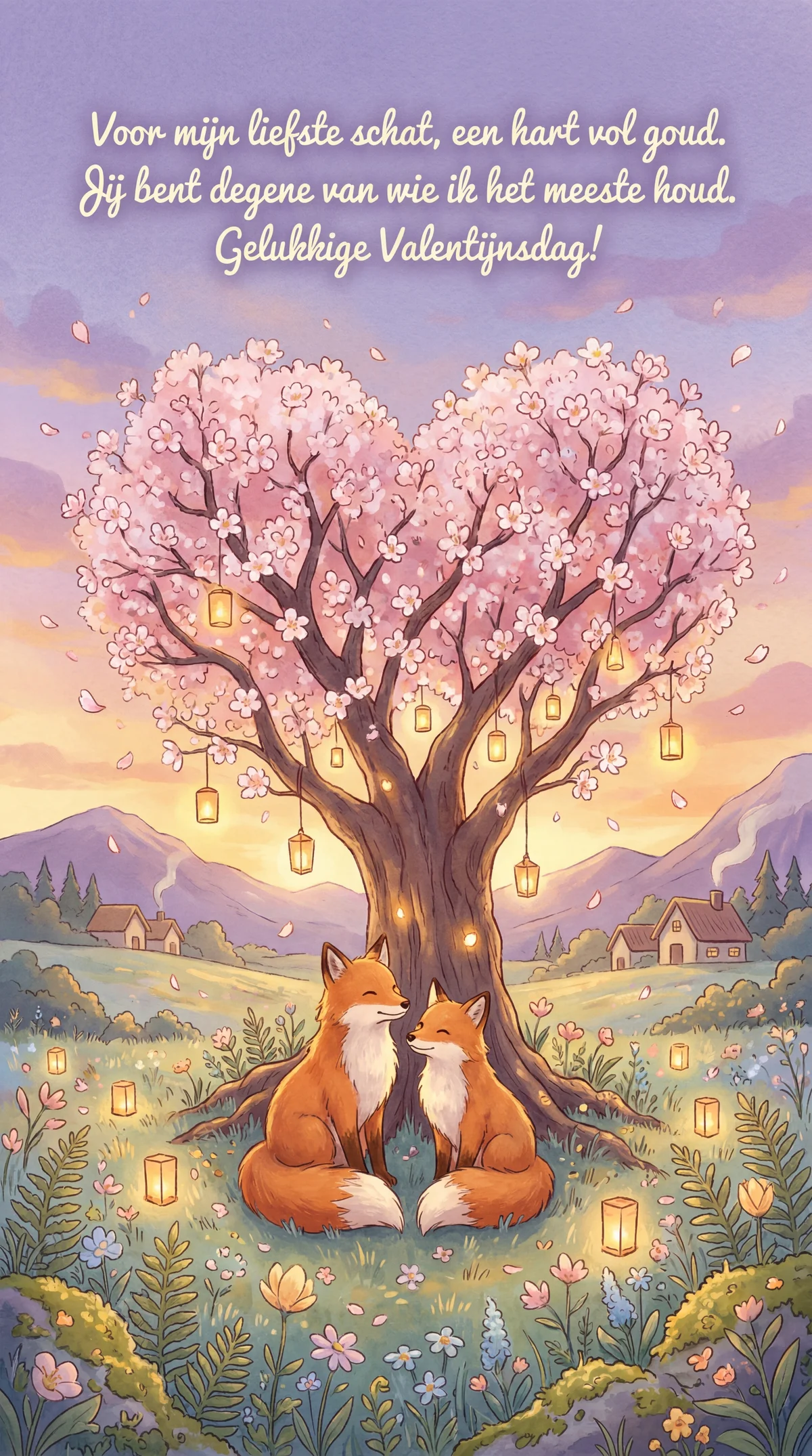 Valentijnskaartje voor mijn liefste schat