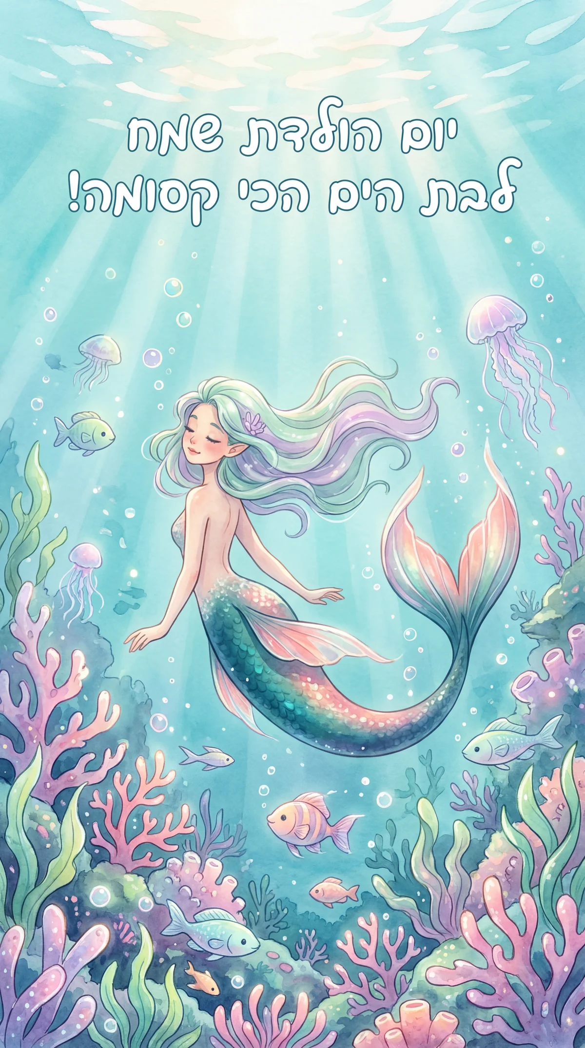 ברכות ליום הולדת שמח לבת ים!