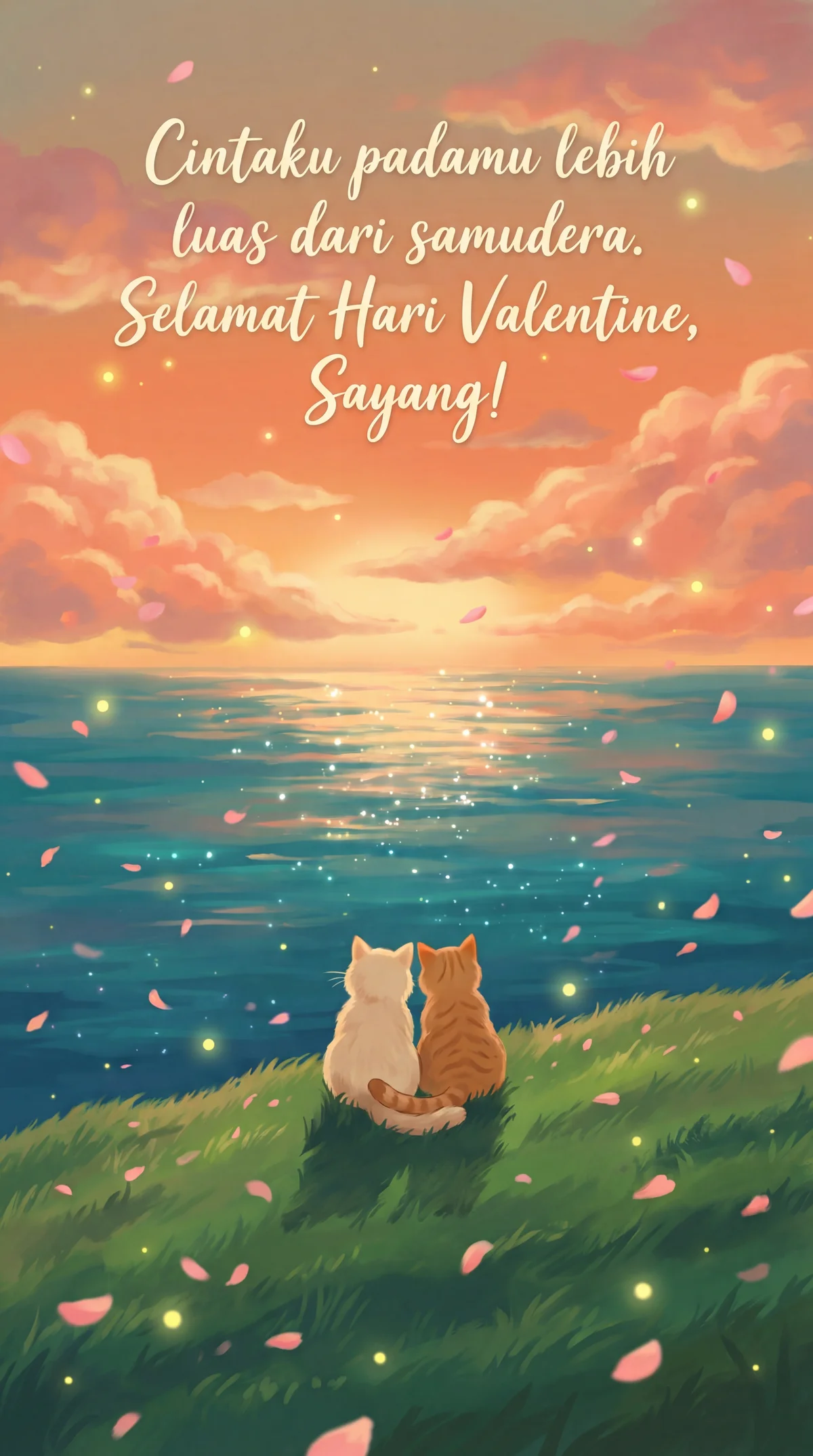 Kartu ucapan Hari Valentine untuk pacar