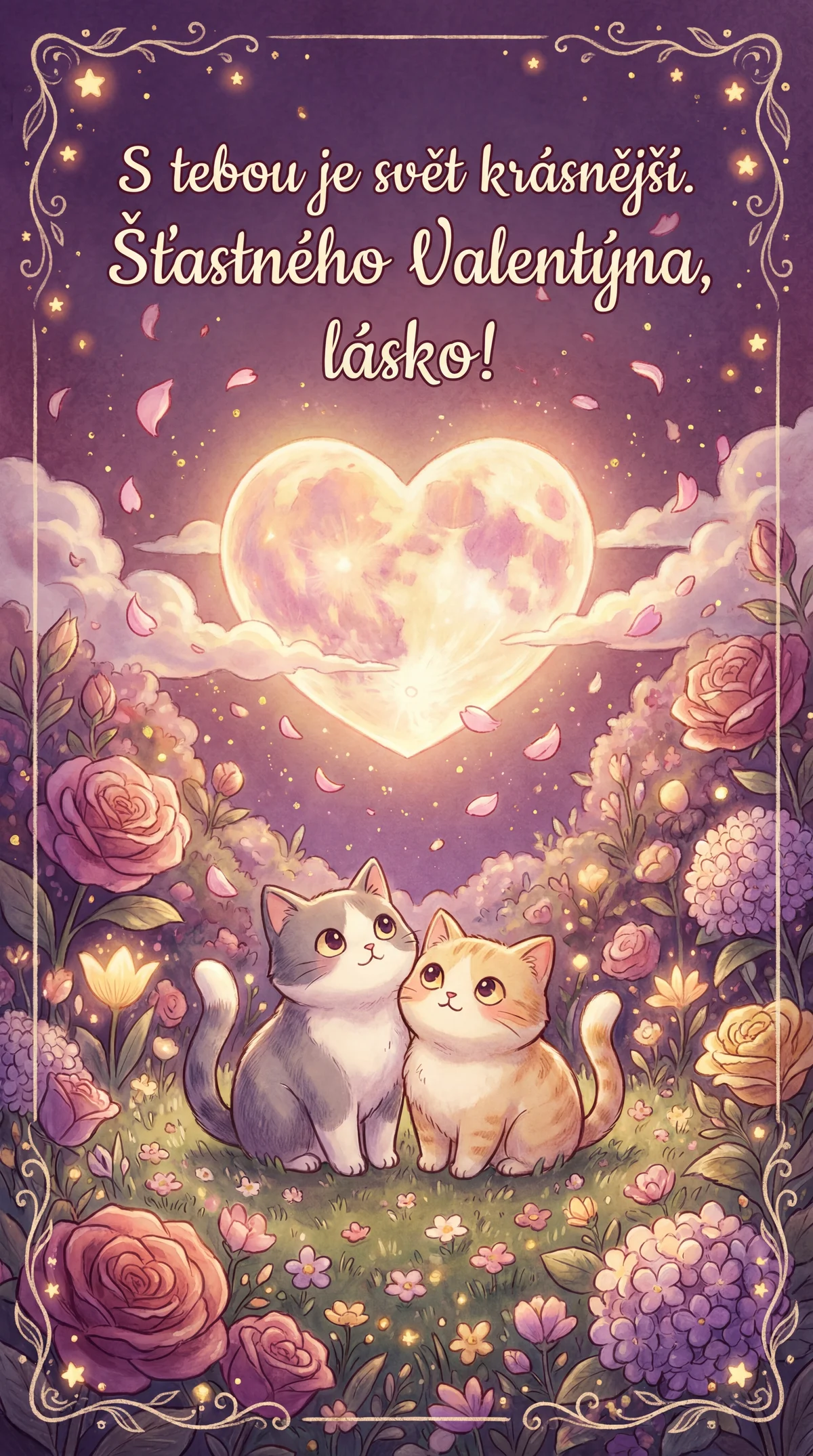 Valentýnské přání pro mou drahou polovičku