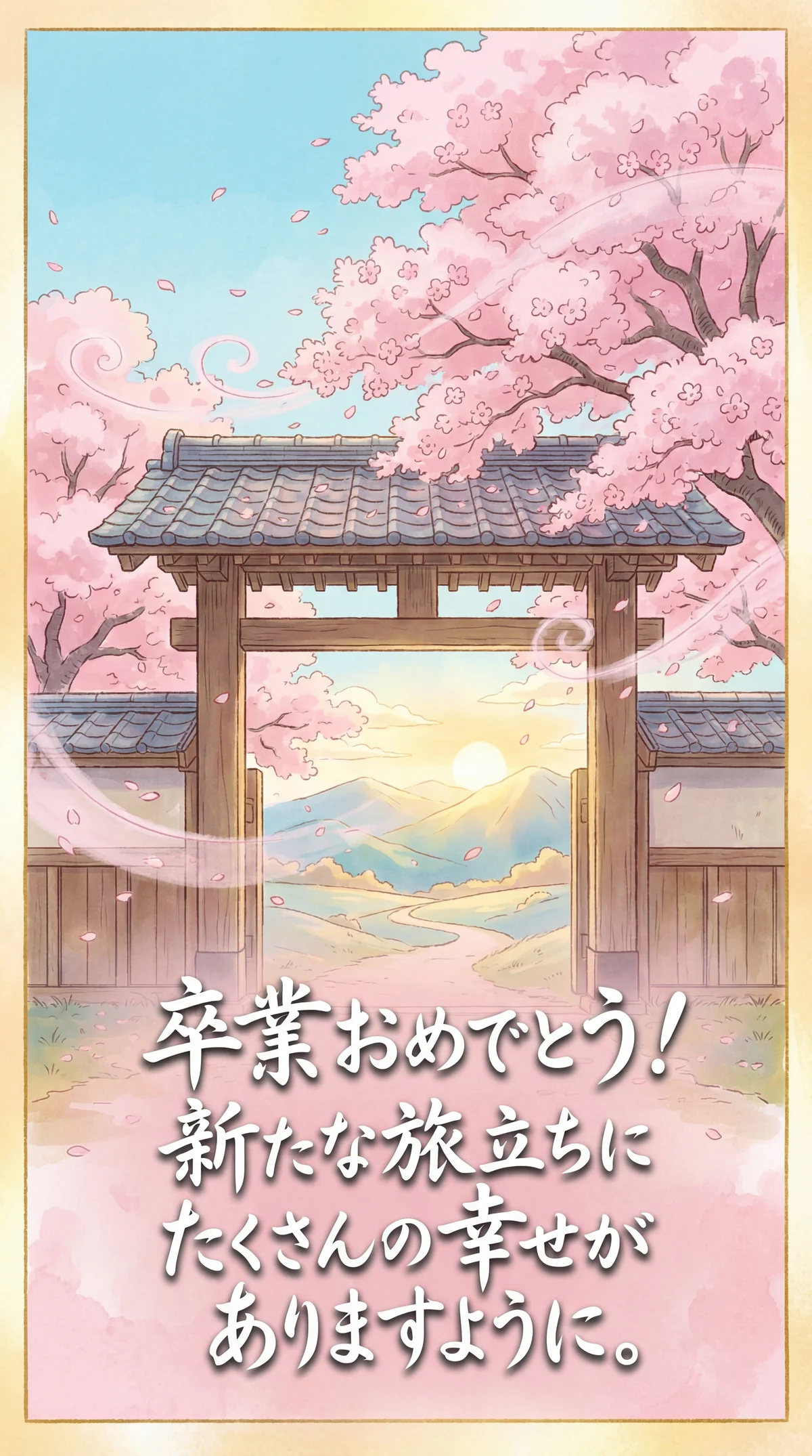 卒業おめでとうメッセージ