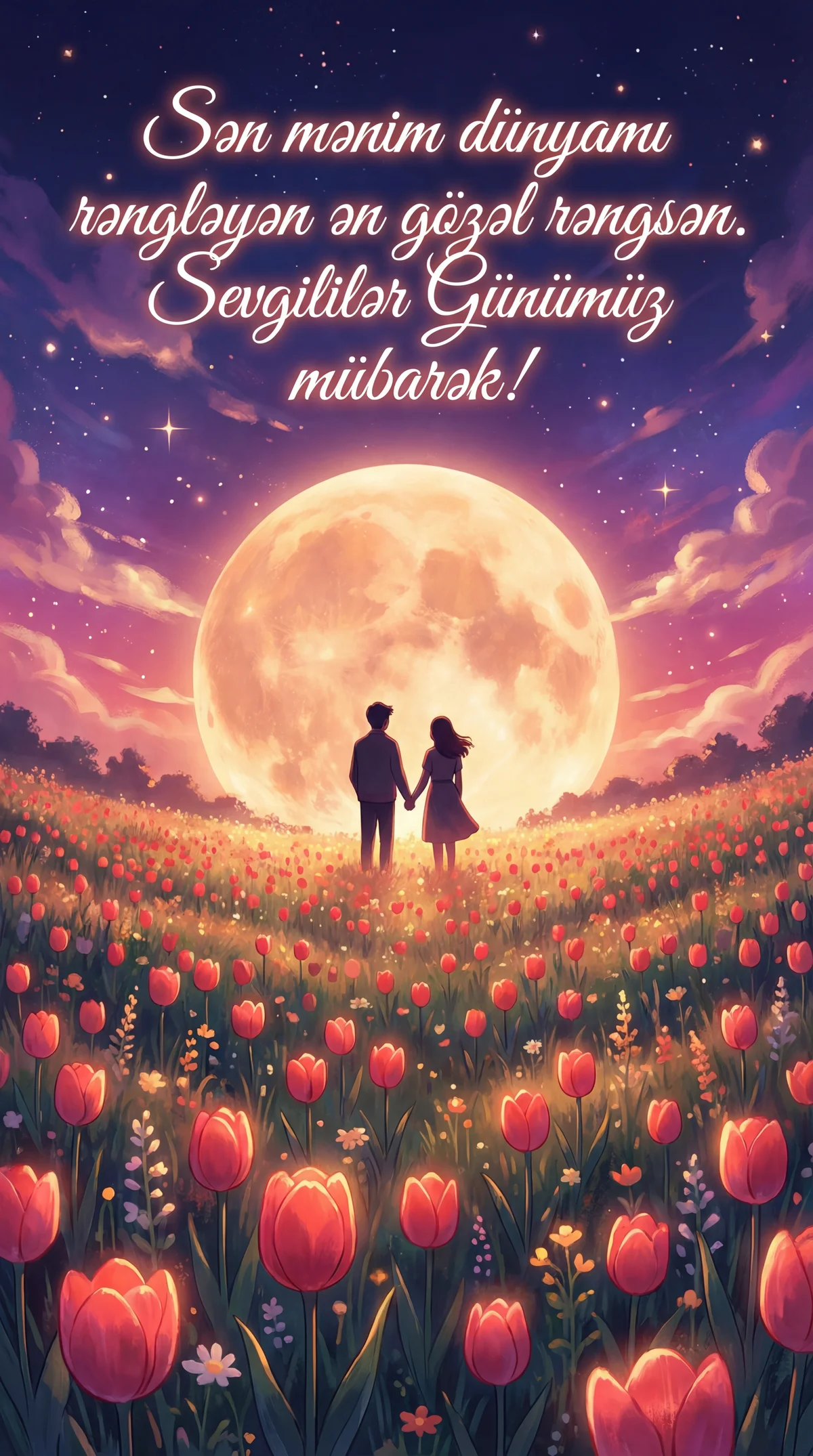 sevgilimə Sevgililər Günü təbriki