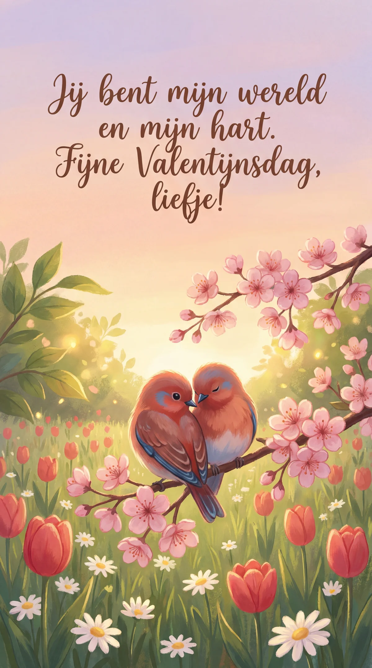 Valentijnskaart voor mijn geliefde