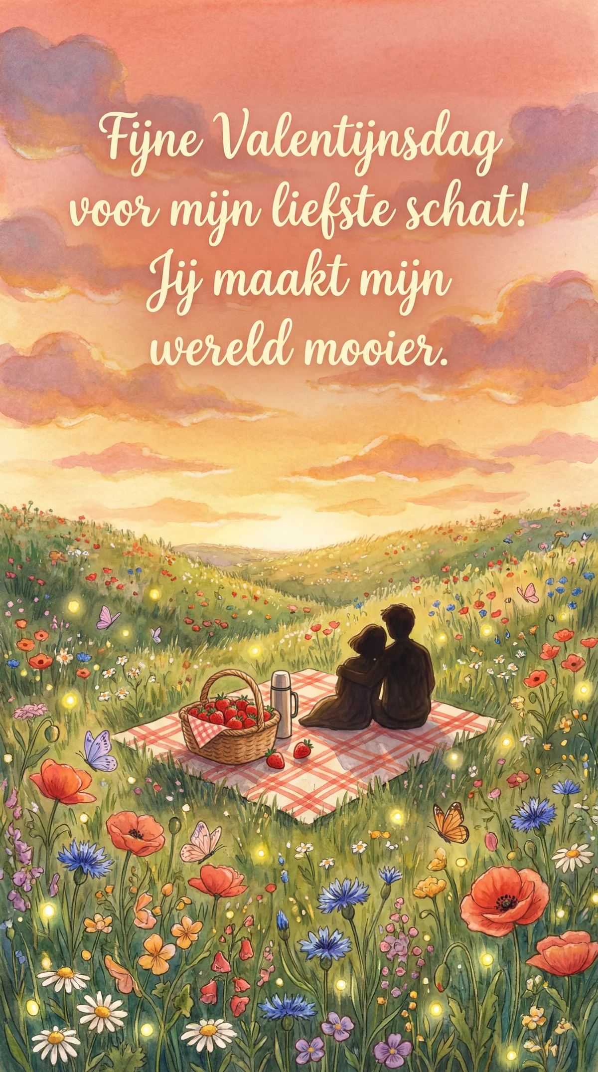 Valentijnskaart voor mijn liefste schat