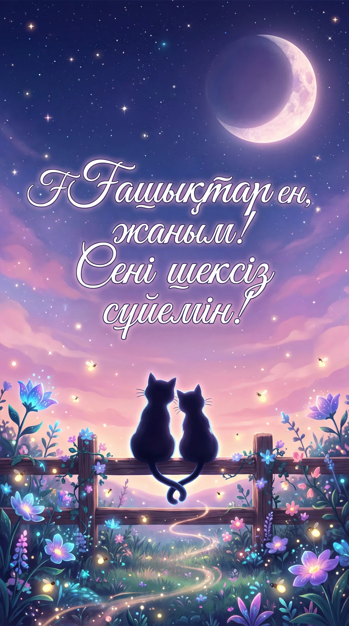 Сүйіктіме Ғашықтар күніне құттықтау