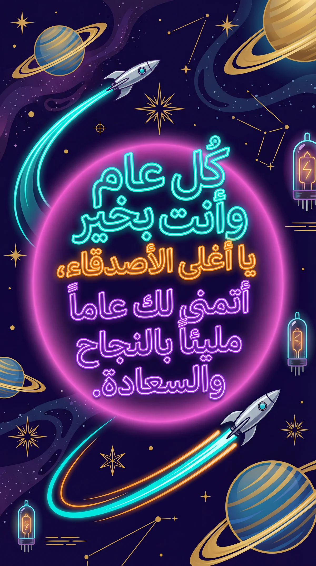 تهنئة عيد ميلاد سعيد لصديقي