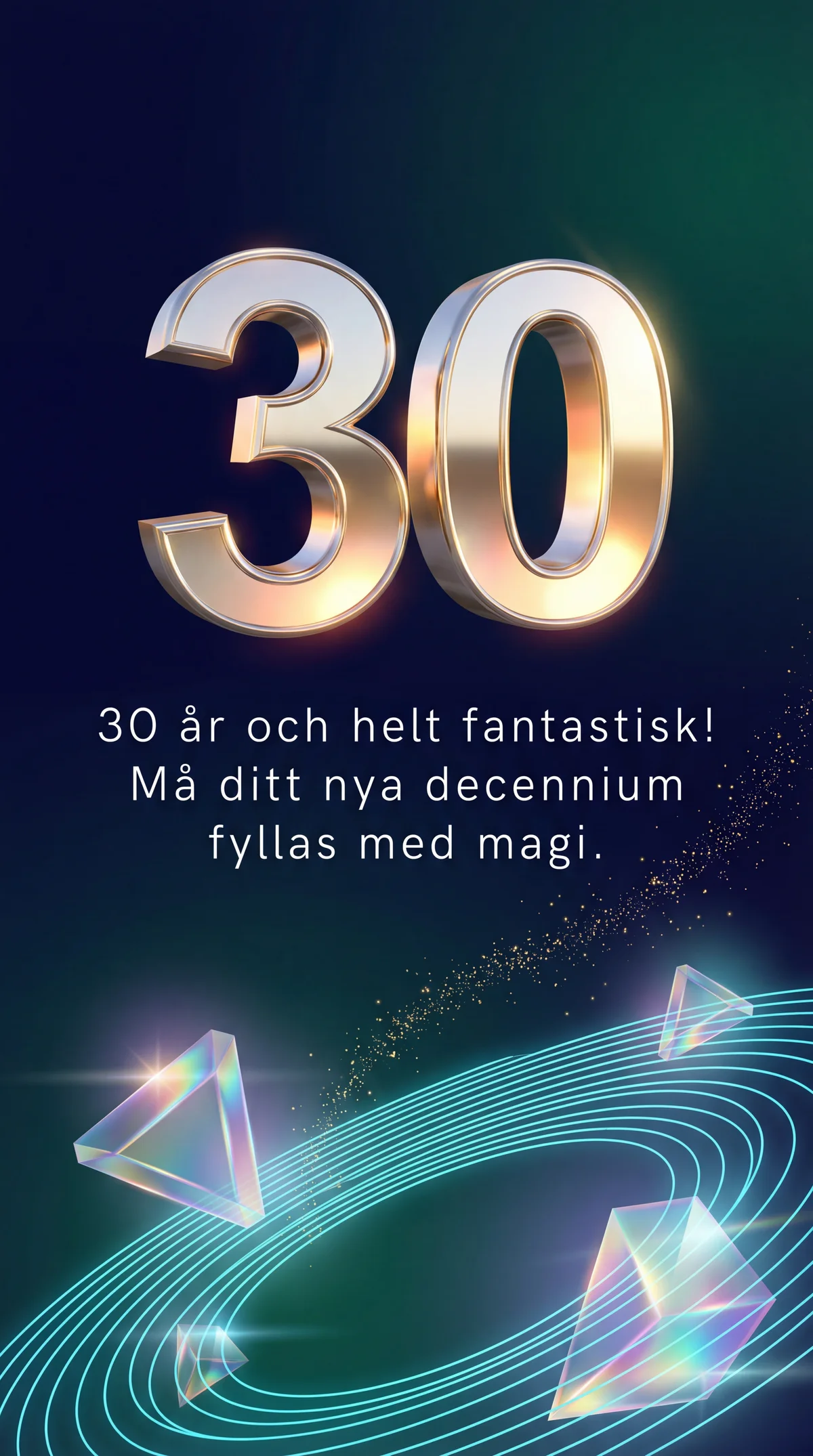 grattis på födelsedagen text till 30-åring