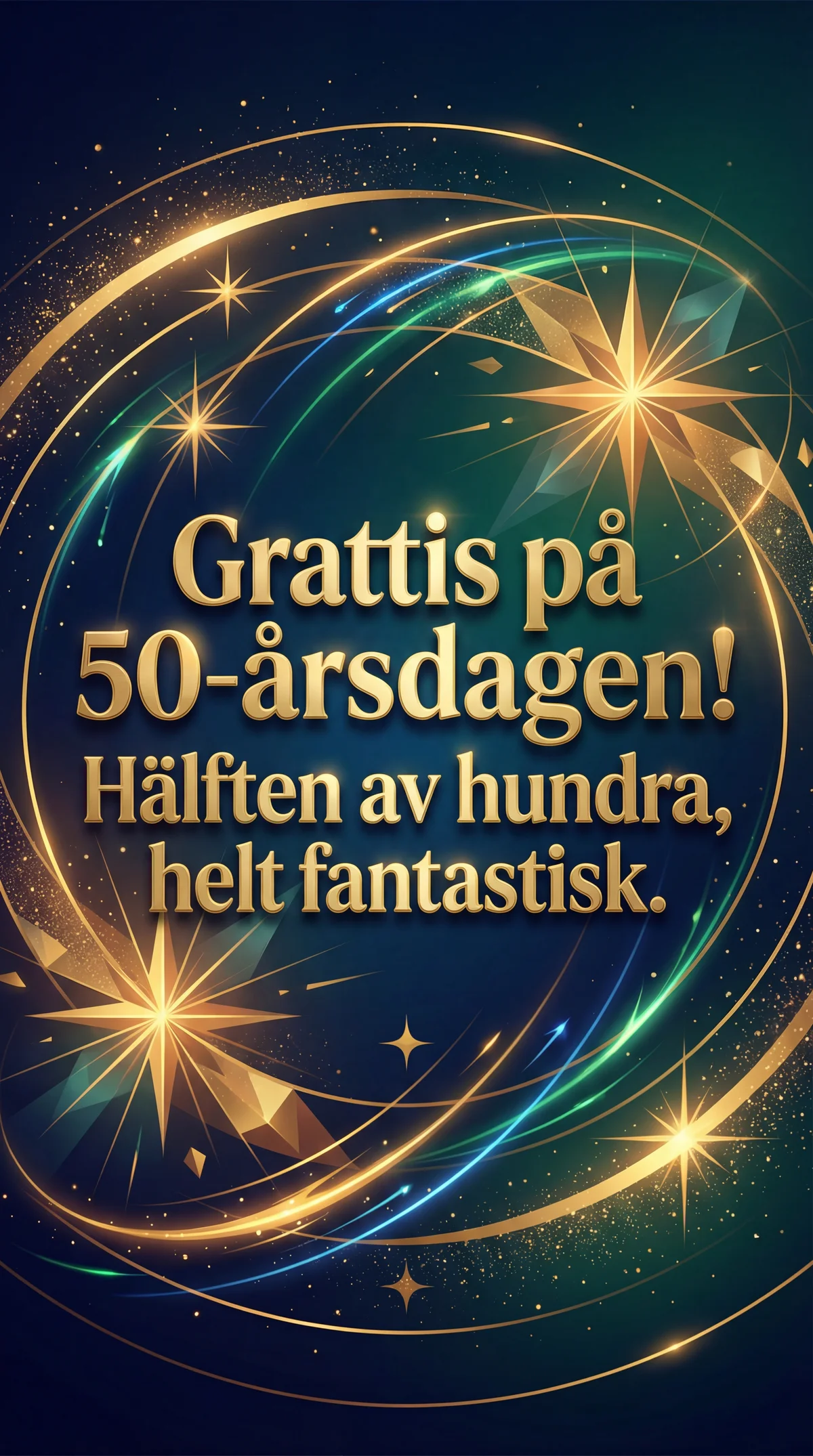 grattis på födelsedagen text till 50-åring