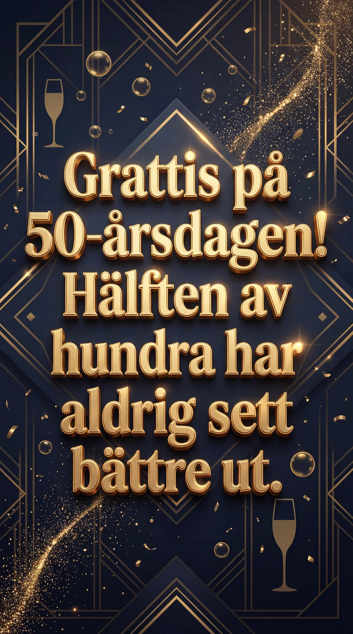 grattis på födelsedagen text till 50-åring
