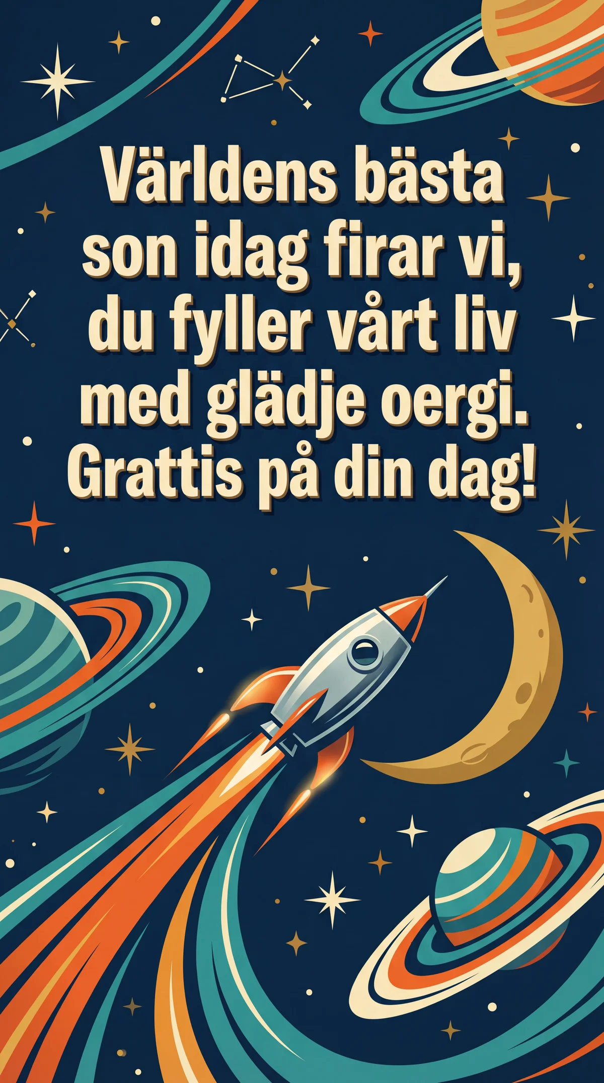grattis på födelsedagen text till son