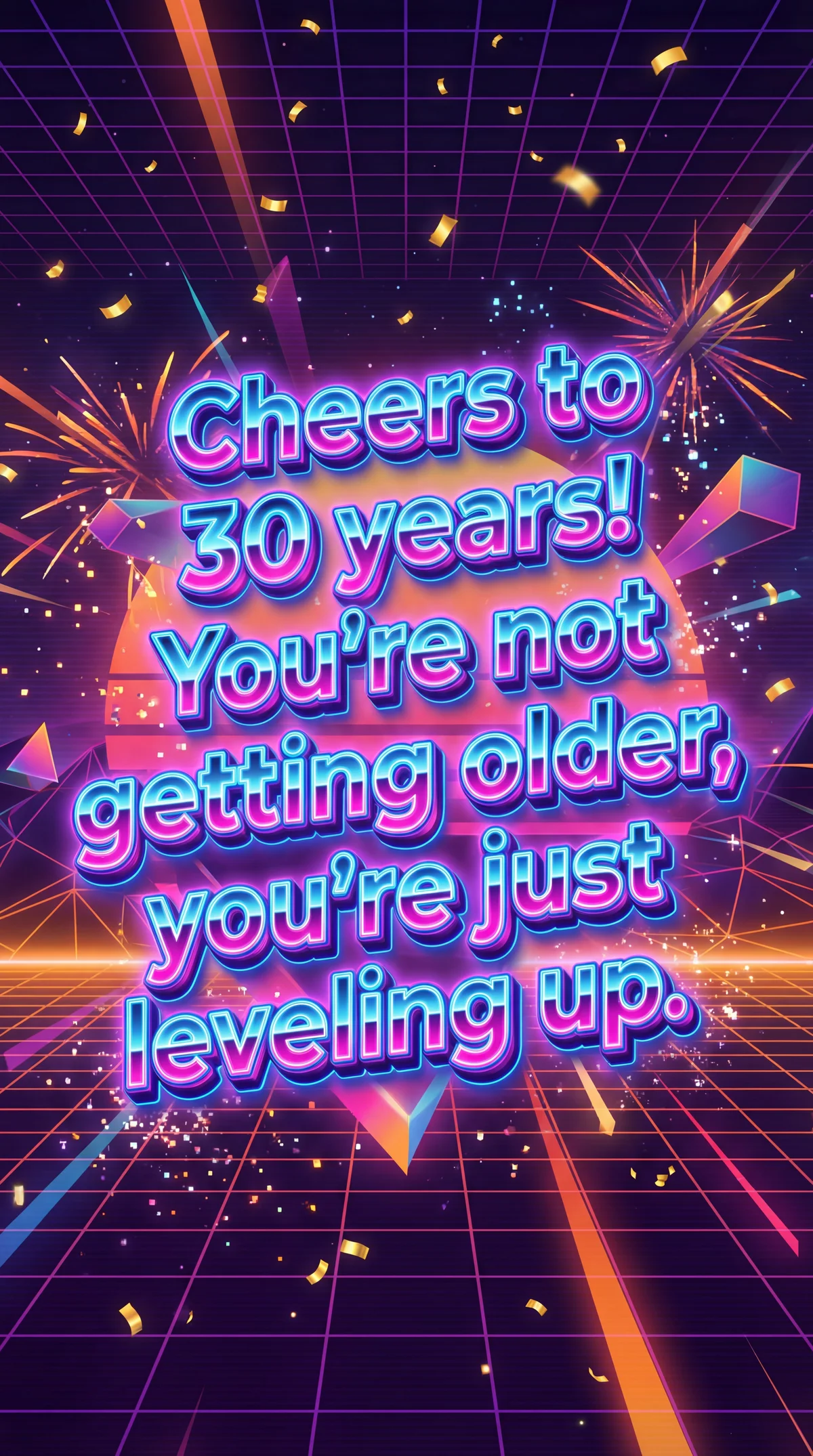 Happy Birthday card for a friend turning 30